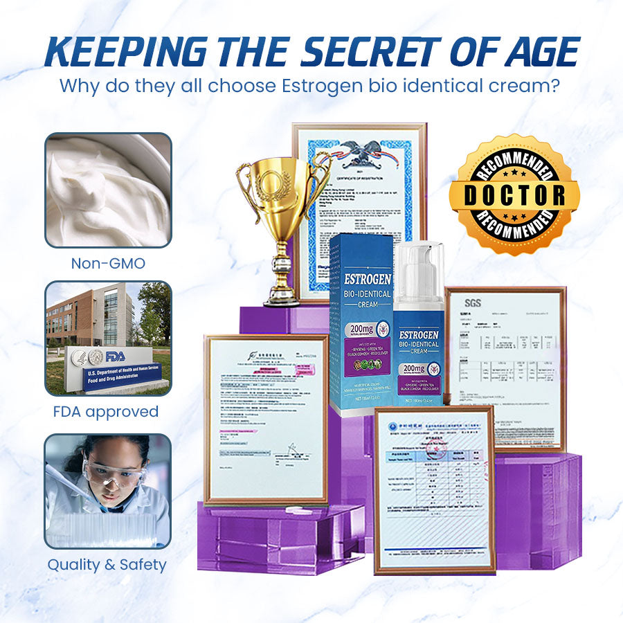 Natural Plant-Based Hormone Replacement Therapy Balancing Cream